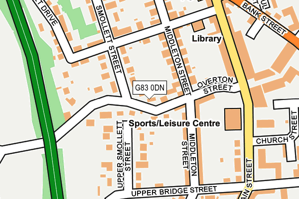 G83 0DN map - OS OpenMap – Local (Ordnance Survey)