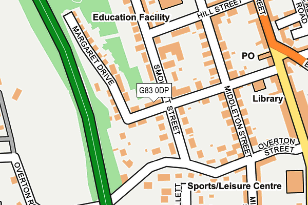G83 0DP map - OS OpenMap – Local (Ordnance Survey)
