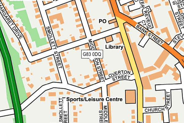 G83 0DQ map - OS OpenMap – Local (Ordnance Survey)