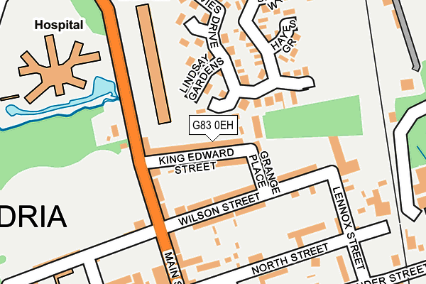 G83 0EH map - OS OpenMap – Local (Ordnance Survey)