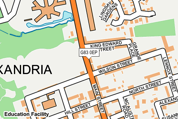 G83 0EP map - OS OpenMap – Local (Ordnance Survey)