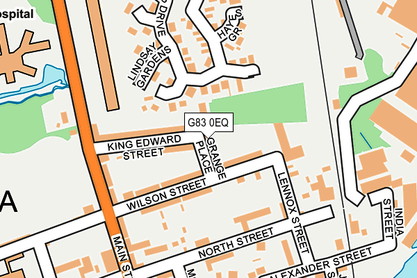 G83 0EQ map - OS OpenMap – Local (Ordnance Survey)