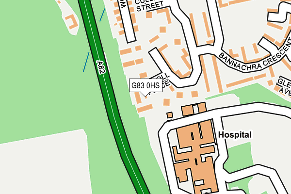 G83 0HS map - OS OpenMap – Local (Ordnance Survey)
