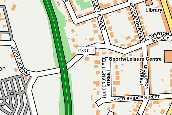 G83 0LJ map - OS OpenMap – Local (Ordnance Survey)