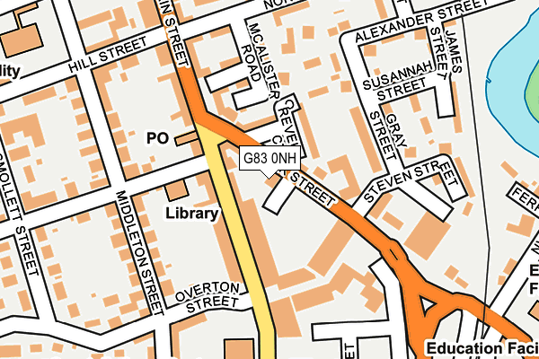 G83 0NH map - OS OpenMap – Local (Ordnance Survey)
