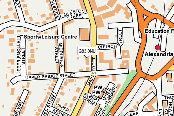 G83 0NU map - OS OpenMap – Local (Ordnance Survey)