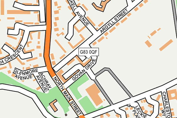G83 0QF map - OS OpenMap – Local (Ordnance Survey)