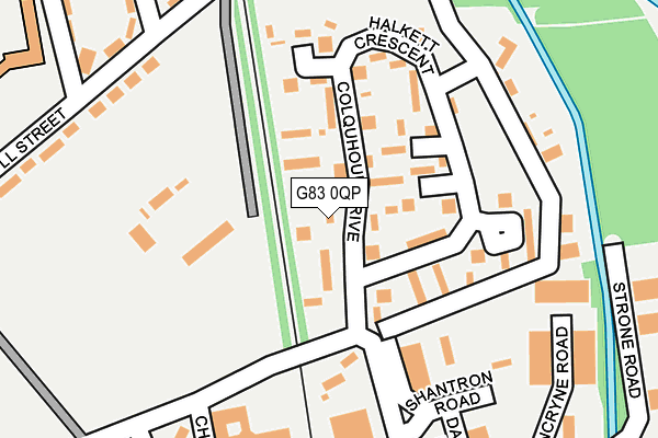 G83 0QP map - OS OpenMap – Local (Ordnance Survey)