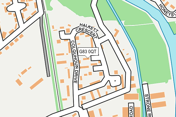 G83 0QT map - OS OpenMap – Local (Ordnance Survey)