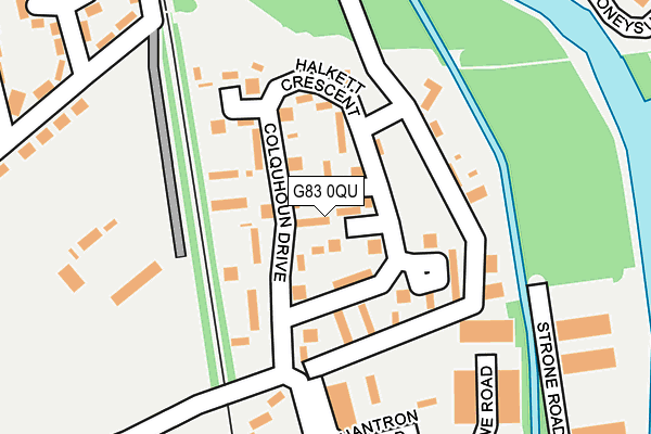 G83 0QU map - OS OpenMap – Local (Ordnance Survey)