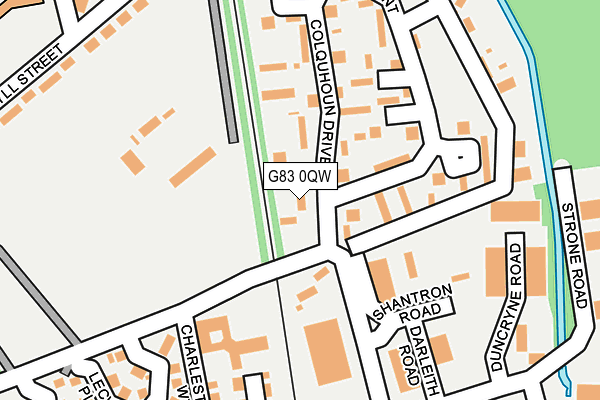 G83 0QW map - OS OpenMap – Local (Ordnance Survey)