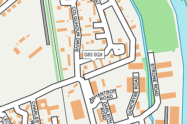 G83 0QX map - OS OpenMap – Local (Ordnance Survey)