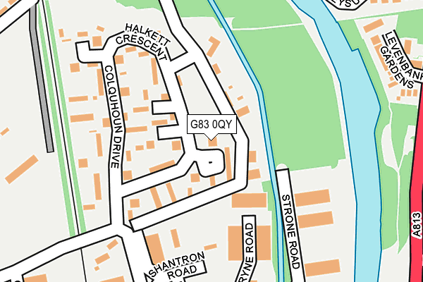 G83 0QY map - OS OpenMap – Local (Ordnance Survey)