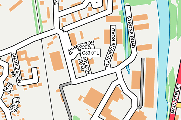 G83 0TL map - OS OpenMap – Local (Ordnance Survey)