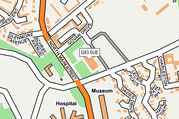 G83 0UE map - OS OpenMap – Local (Ordnance Survey)