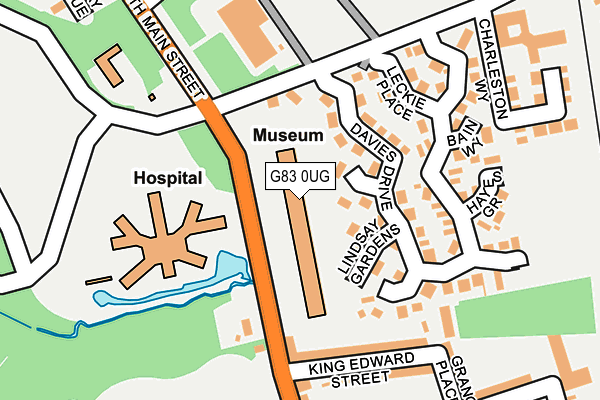 G83 0UG map - OS OpenMap – Local (Ordnance Survey)