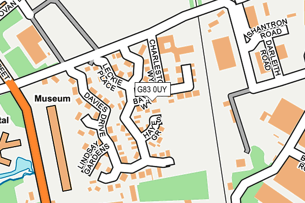 G83 0UY map - OS OpenMap – Local (Ordnance Survey)