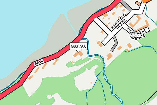 G83 7AX map - OS OpenMap – Local (Ordnance Survey)