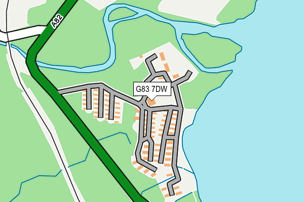 G83 7DW map - OS OpenMap – Local (Ordnance Survey)