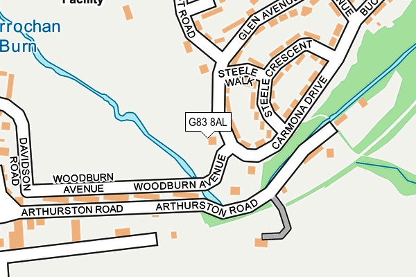 G83 8AL map - OS OpenMap – Local (Ordnance Survey)