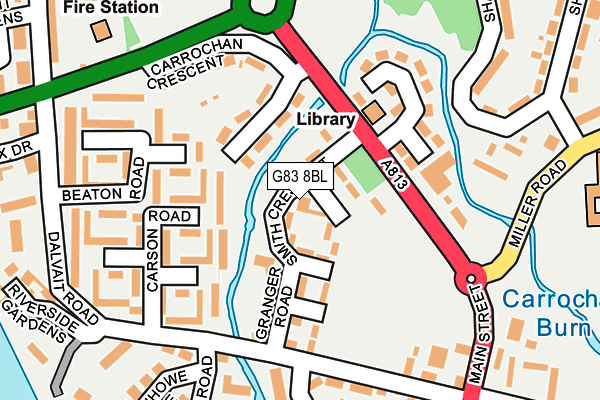 G83 8BL map - OS OpenMap – Local (Ordnance Survey)