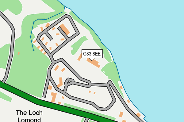 G83 8EE map - OS OpenMap – Local (Ordnance Survey)