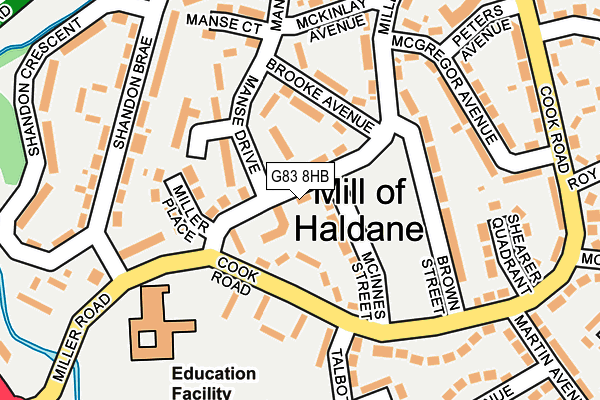 G83 8HB map - OS OpenMap – Local (Ordnance Survey)