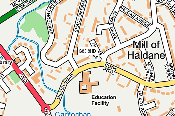 G83 8HD map - OS OpenMap – Local (Ordnance Survey)