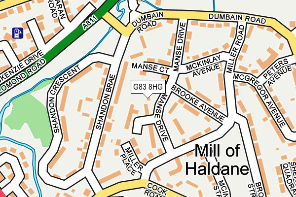 G83 8HG map - OS OpenMap – Local (Ordnance Survey)