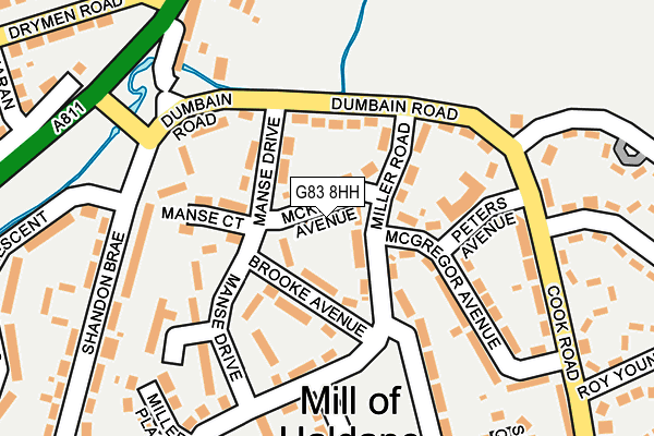 G83 8HH map - OS OpenMap – Local (Ordnance Survey)