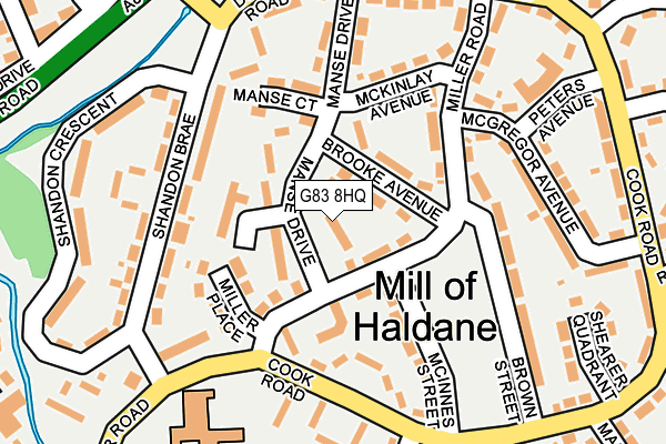 G83 8HQ map - OS OpenMap – Local (Ordnance Survey)