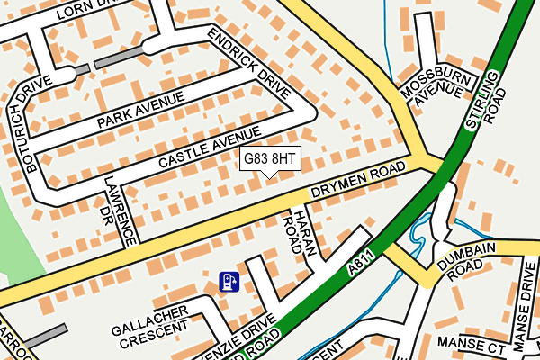 G83 8HT map - OS OpenMap – Local (Ordnance Survey)