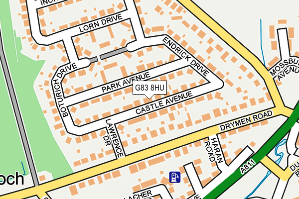 G83 8HU map - OS OpenMap – Local (Ordnance Survey)