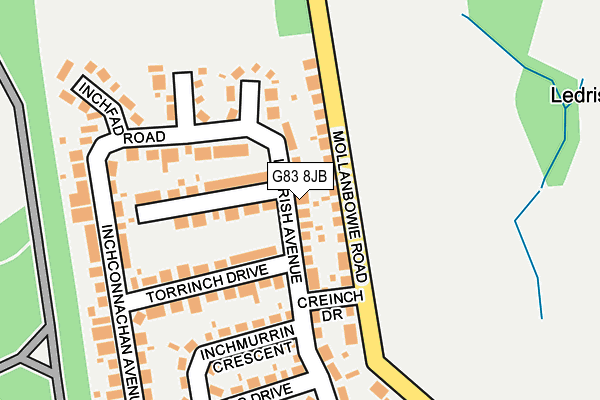G83 8JB map - OS OpenMap – Local (Ordnance Survey)