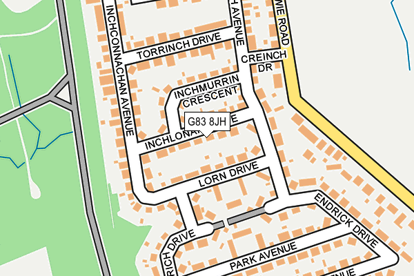 G83 8JH map - OS OpenMap – Local (Ordnance Survey)