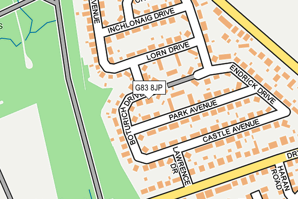 G83 8JP map - OS OpenMap – Local (Ordnance Survey)