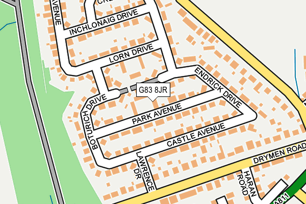 G83 8JR map - OS OpenMap – Local (Ordnance Survey)