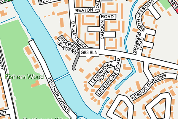 G83 8LN map - OS OpenMap – Local (Ordnance Survey)