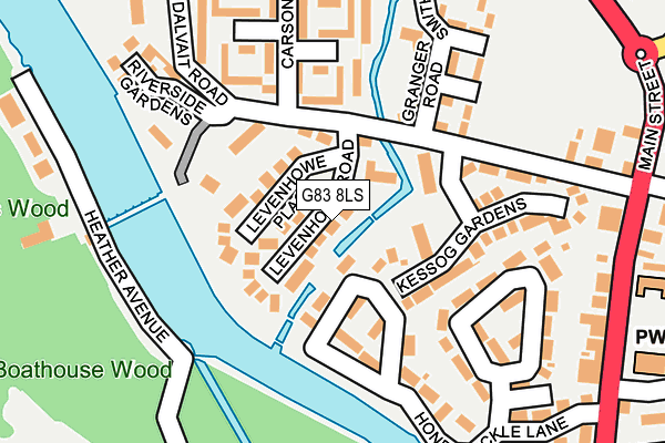 G83 8LS map - OS OpenMap – Local (Ordnance Survey)