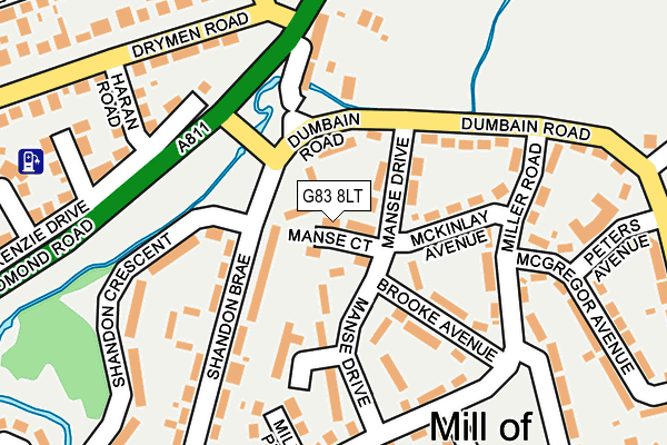G83 8LT map - OS OpenMap – Local (Ordnance Survey)
