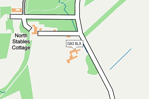 G83 8LX map - OS OpenMap – Local (Ordnance Survey)