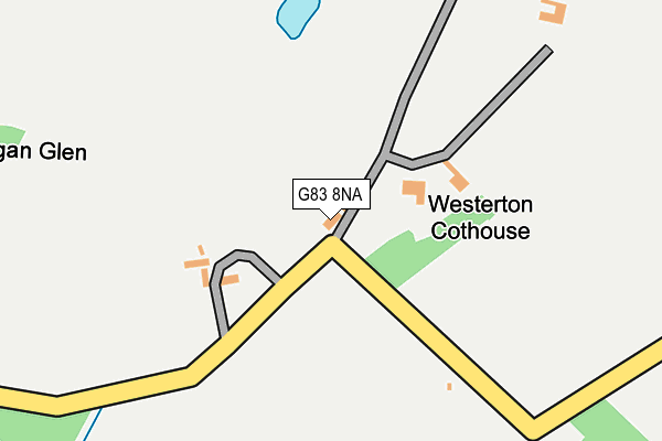 G83 8NA map - OS OpenMap – Local (Ordnance Survey)
