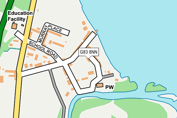 G83 8NN map - OS OpenMap – Local (Ordnance Survey)