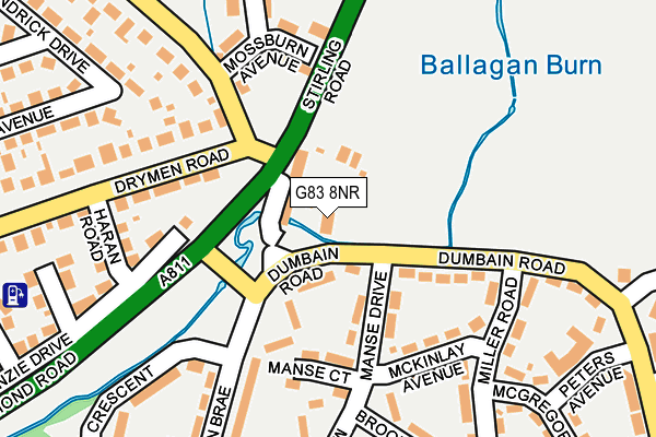 G83 8NR map - OS OpenMap – Local (Ordnance Survey)