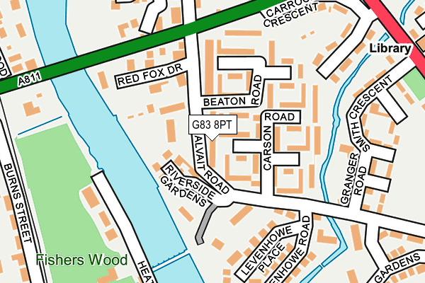 G83 8PT map - OS OpenMap – Local (Ordnance Survey)