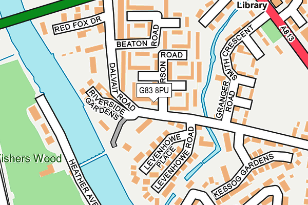 G83 8PU map - OS OpenMap – Local (Ordnance Survey)