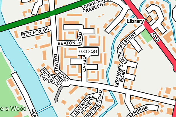 G83 8QG map - OS OpenMap – Local (Ordnance Survey)