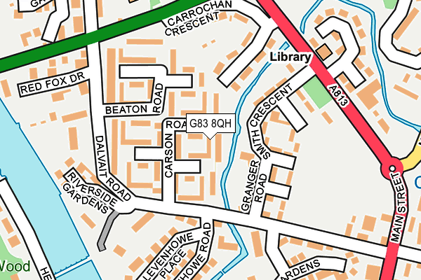 G83 8QH map - OS OpenMap – Local (Ordnance Survey)