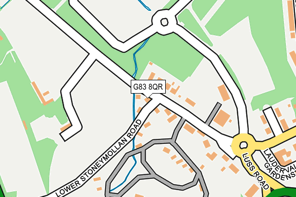 G83 8QR map - OS OpenMap – Local (Ordnance Survey)