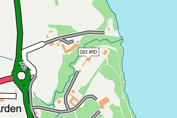 G83 8RD map - OS OpenMap – Local (Ordnance Survey)